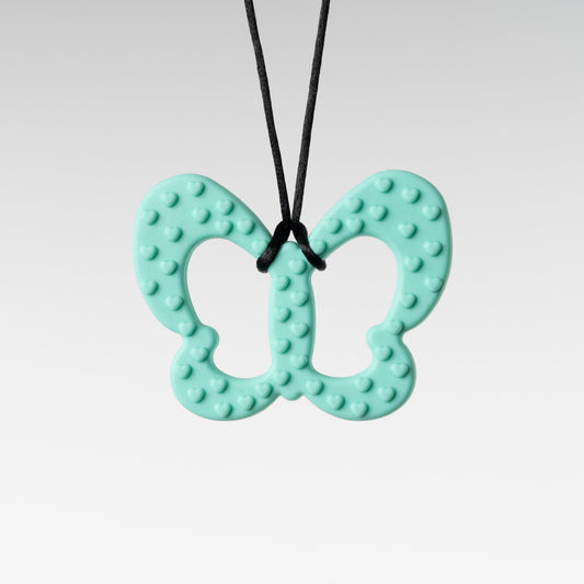 Blue Butterfly Chewable Necklace