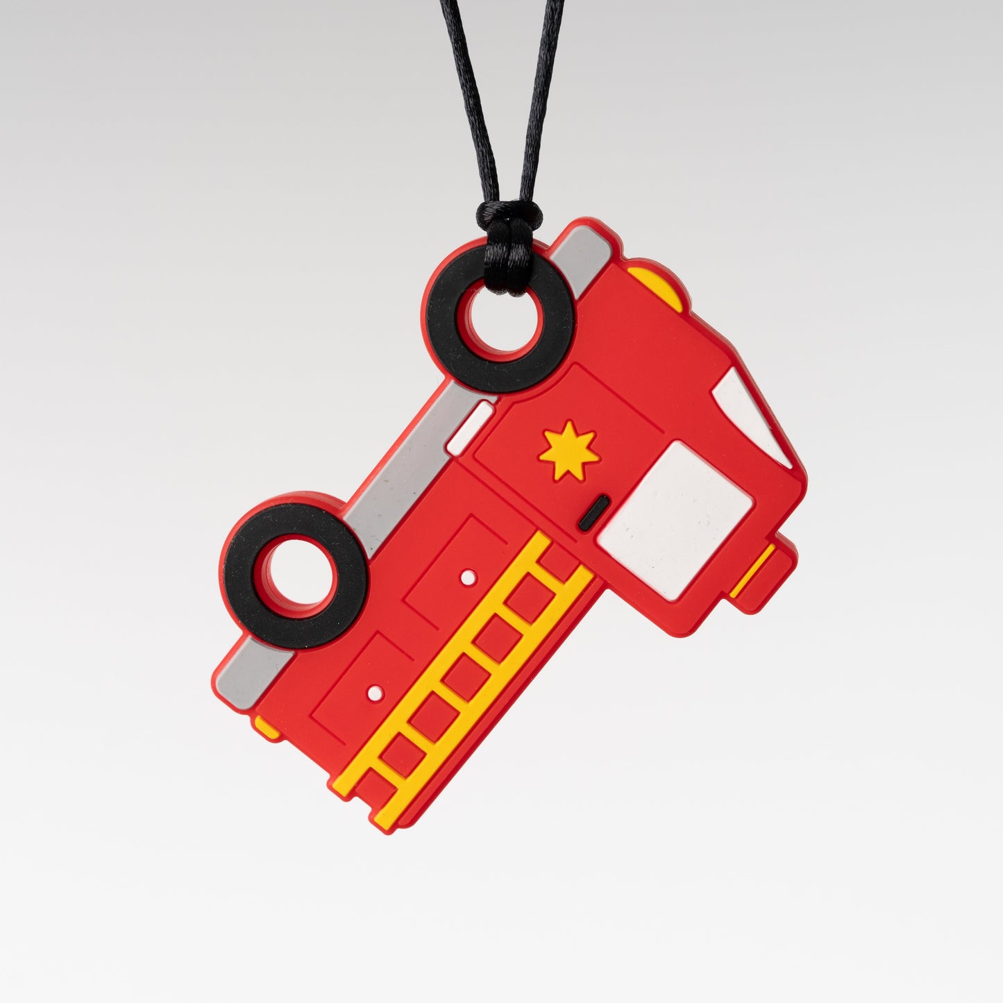 Fire Truck Sensory Chew Necklace