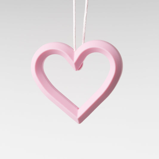 Pink Heart Chewable Necklace