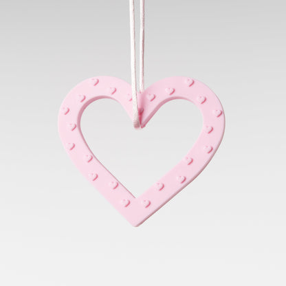 Pink Heart Chewable Necklace