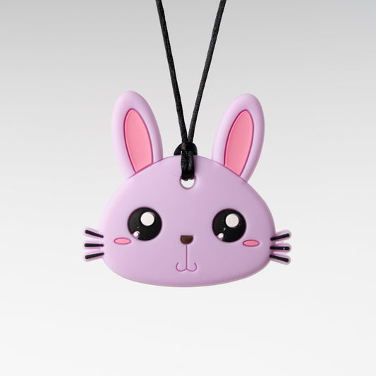 Purple Bunny Chewable Necklace